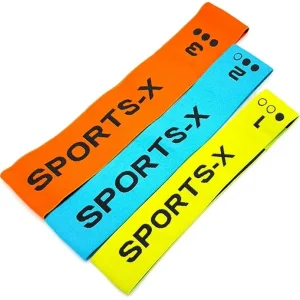 کش لوپ پارچه‌ای بسته 3 عددی با مقاومت‌های مختلف