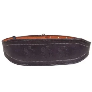 کمربند بدنسازی چرمی مدل فروهر (عرض ۱۳ و ۱۵ سانتیمتر)