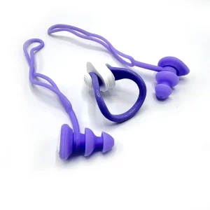 ست گوشی و بینی گیر شنا حرفه ای Actify - سیلیکون خالص با جعبه حمل