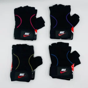 دستکش بدنسازی  زنانه نیم انگشتی نایکی Nike - طراحی ارگونومیک