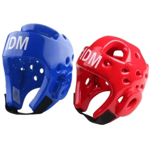 کلاه تکواندو IDM – جنس پلی‌پروپیلن و فوم فشرده تزریقی برای باشگاه و سالن ورزشی – وارداتی