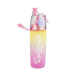 قمقمه اسپری دار Optimist – گنجایش ۵۰۰ سی سی با دو خروجی آب و واشر ضد نشت