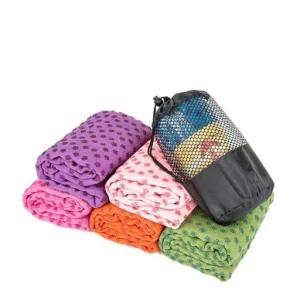 مت (زیرانداز) یوگا حولهای با کیف – ابعاد ۱۸۳×۶۳ سانتیمتر و وزن ۴۹۰ گرم