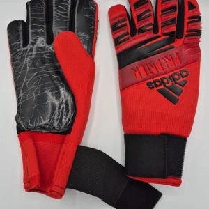 دستکش دروازه‌بانی آدیداس (Adidas) مدل Predator قرمز - کف لاتکس (سایز ۱۰)