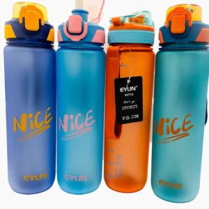 قمقمه ورزشی نی‌دار ایون (EYUN) مدل 8006 طرح NICE ظرفیت 1050 میلی‌لیتر