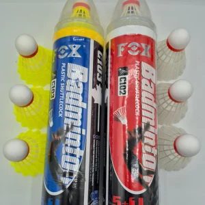 توپ بدمینتون پلاستیکی فوکس (FOX) بسته ۶ عددی - مدل‌های C102 و C103