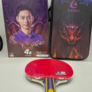 راکت پینگ پنگ لوکی (LOKI) مدل ۴ ستاره با رویه RXTON (به همراه کیف ضد ضربه)