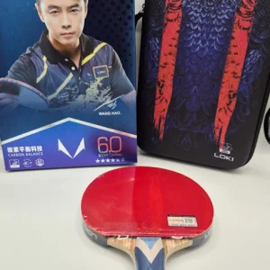 راکت پینگ پنگ لوکی (LOKI) مدل ۶ ستاره کربن بالانس (همراه کیف)