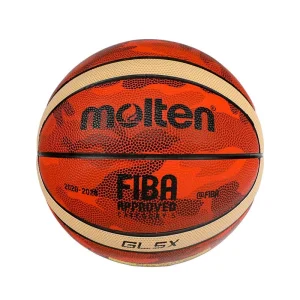 توپ بسکتبال مولتن مدل GL5X طرح چریکی سایز 5 (چرمی - ۶۲۰ گرم) | وارداتی - پرسی
