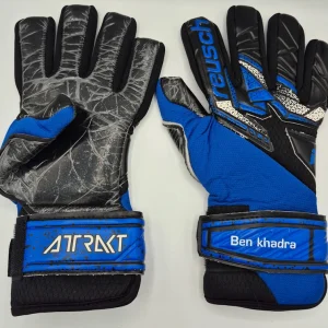 دستکش دروازه بانی رویش (Reusch) حرفه‌ای | کفی لاتکس چسبنده | بدون آتل