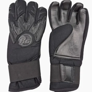 دستکش دروازه‌بانی RG تمام مشکی - مدل Blackout (کف لاتکس حرفه‌ای)