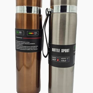 فلاسک استیل ۳۱۶ ورزشی (Bottle Sport) ظرفیت ۱۰۰۰ میلی‌لیتر - بند دار