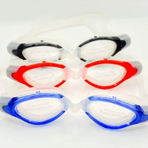 عینک شنا کلاسیک با بند سیلیکونی قابل تنظیم | لنز شفاف و فریم یک‌تکه | مناسب تمرین