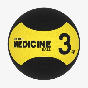 توپ مدیسن بال 3 کیلوگرمی لاستیکی مناسب تمرینات آمادگی جسمانی و بدنسازی