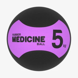 توپ مدیسن بال 5 کیلوگرمی لاستیکی مناسب تمرینات آمادگی جسمانی و بدنسازی
