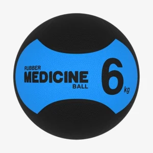 توپ مدیسن بال 6 کیلوگرمی لاستیکی مناسب تمرینات آمادگی جسمانی و بدنسازی