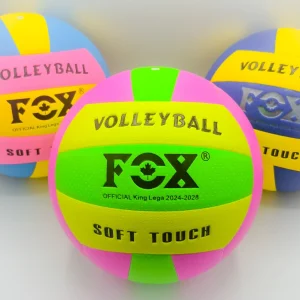 توپ والیبال سالنی فوکس (FOX) مدل Soft Touch King Lega رویه PU ژاپنی | سایز ۵