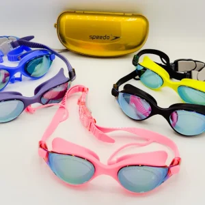 عینک شنا حرفه‌ای اسپیدو (Speedo) مدل 101-M | بند قفلی و لنز پلی‌کربنات | گوش‌گیر متصل