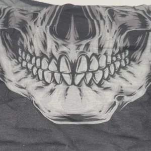 اسکارف ورزشی ساده طرح جمجمه تیره (Dark Skull)