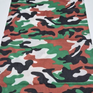 اسکارف ورزشی نخی طرح ارتشی (چریکی) سبز و قهوه‌ای | فیس‌ماسک کوهنوردی مدل Camouflage