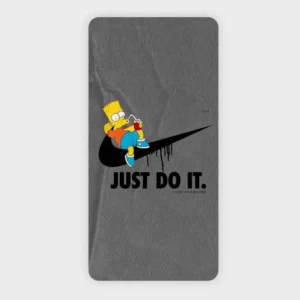حوله ورزشی طرح JUST DO IT فانتزی | حوله باشگاه طنز و اسپرت 120×60