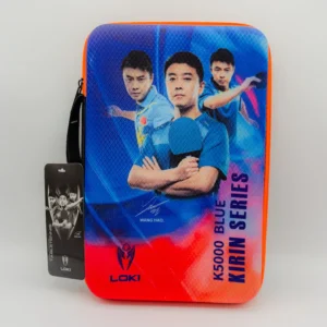 راکت پینگ پنگ لوکی K5000 Blue سری Kirin | ست جفتی با کیف و ۲ توپ