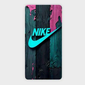 حوله ورزشی طرح Nike نئونی | حوله میکروفایبر شیک با طرح چوبی 120×60