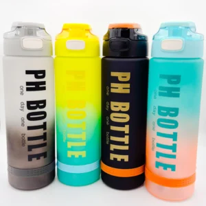 قمقمه PH Bottle یک لیتری | مات، درب قفلی ضامن‌دار مناسب ورزش و باشگاه