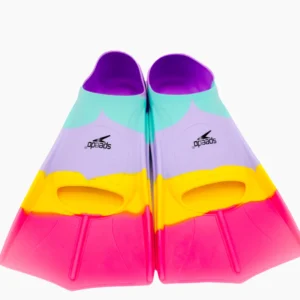فین شنا قدرتی اسپیدو (Speedo) مدل آبرنگی | جنس سیلیکونی فوق‌نرم