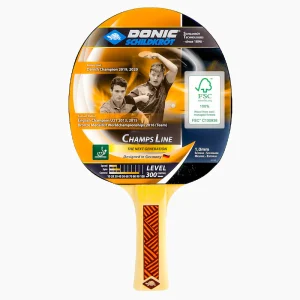 راکت پینگ‌پنگ Donic Schildkröt مدل Champs Line Level 300 | رویه مورد تایید ITTF و چوب دارای گواهینامه FSC