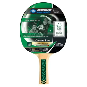 راکت پینگ‌پنگ Donic Schildkröt مدل Champs Line 400 | رویه ITTF و اسفنج ۱.۵ میلی‌متری با چوب FSC