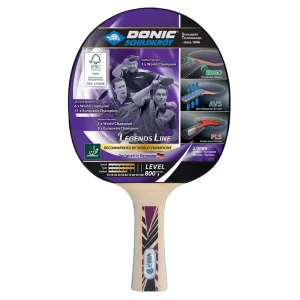 راکت پینگپنگ Donic Schildkröt مدل Legends 800 FSC | تهاجم حرفهای با اسفنج ۲.۰ میلیمتری و تکنولوژی PLS