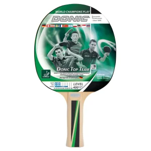 راکت پینگ‌پنگ Donic Schildkröt مدل Top Team 400 | دسته آناتومیک با رویه ITTF و اسفنج ۱.۵ میلی‌متری