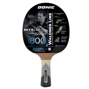 راکت پینگپنگ Donic Schildkröt مدل Waldner 800 | تکنولوژی ABP و رویه Alpha-Slick با اسفنج ۲.۰ میلیمتری