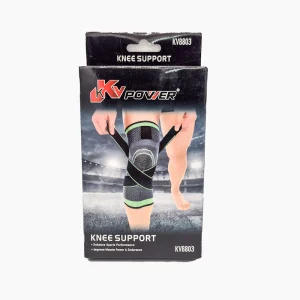 زانوبند کشی KV POWER کد KV8803 | دارای دو بند چسبی ضربدری (Cross-Strap) جهت تثبیت کشکک و لیگامان