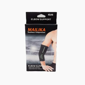 آرنج‌بند کشی MAILIKA کد 646 | بسته ۲ عددی با تکنولوژی Seamless Compression و بافت آناتومیک