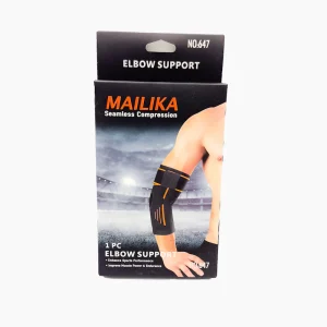 آرنج‌بند کشی MAILIKA کد 647 | مدل تک‌چسب با تکنولوژی Seamless Compression و قابلیت تنظیم فشار