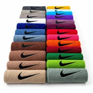 حوله ورزشی باشگاهی طرح نایک Nike سایز ۵۰×۱۰۰ سانتیمتر | حوله استخری و بدنسازی دورو آبگیر